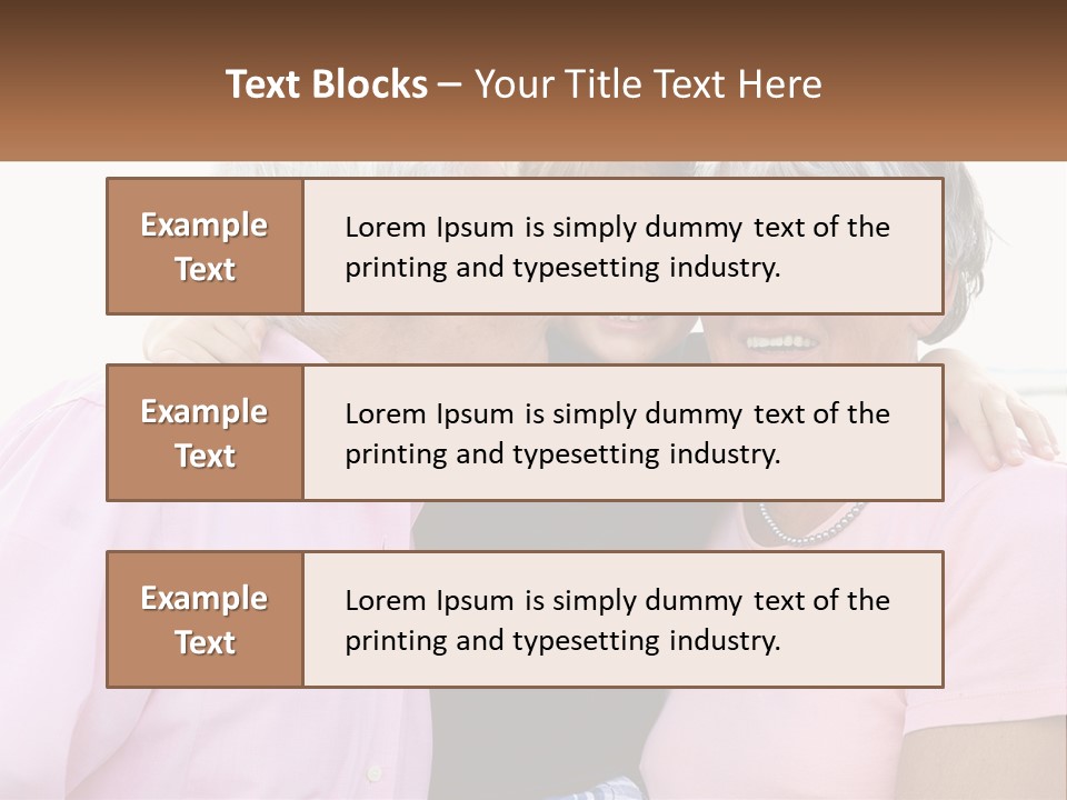 A Woman And Two Children Are Hugging Each Other PowerPoint Template
