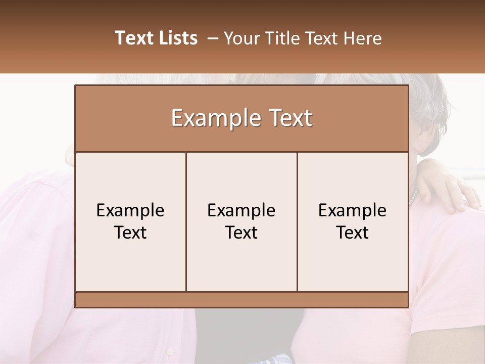 A Woman And Two Children Are Hugging Each Other PowerPoint Template