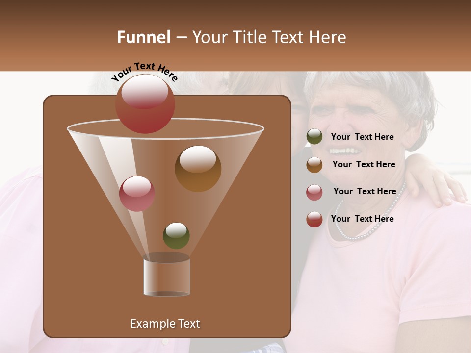 A Woman And Two Children Are Hugging Each Other PowerPoint Template