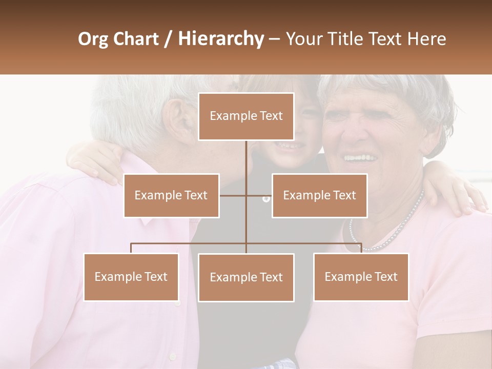 A Woman And Two Children Are Hugging Each Other PowerPoint Template