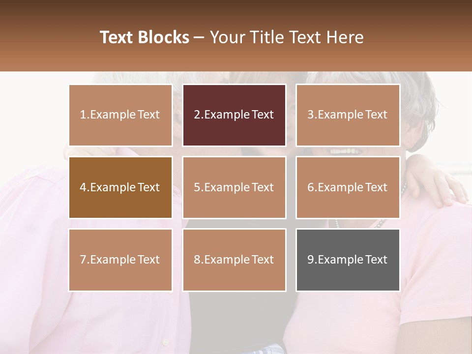 A Woman And Two Children Are Hugging Each Other PowerPoint Template