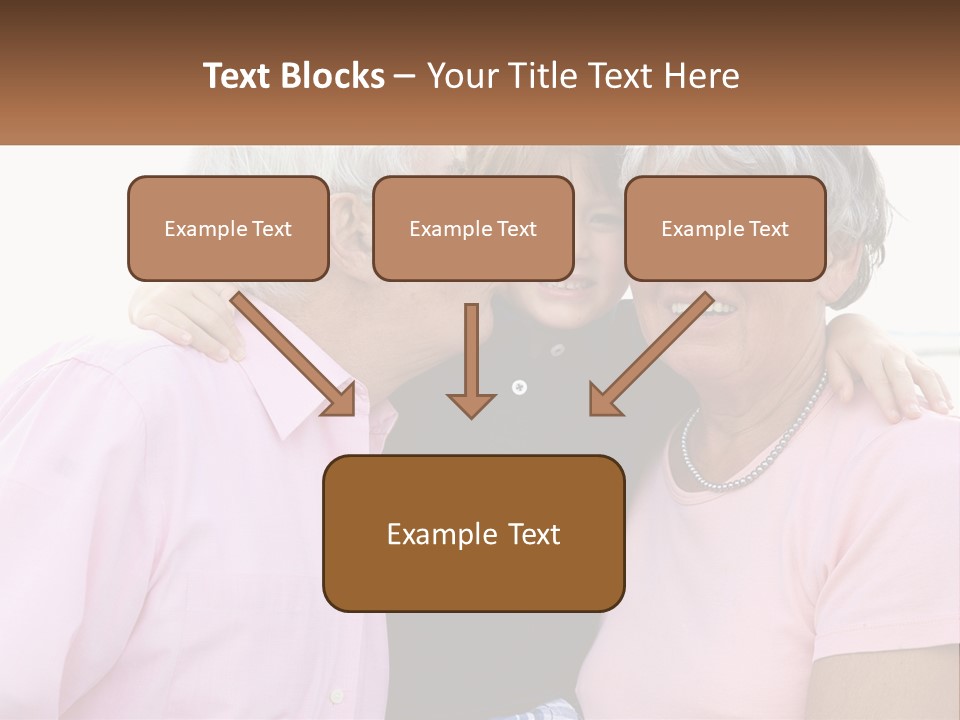 A Woman And Two Children Are Hugging Each Other PowerPoint Template