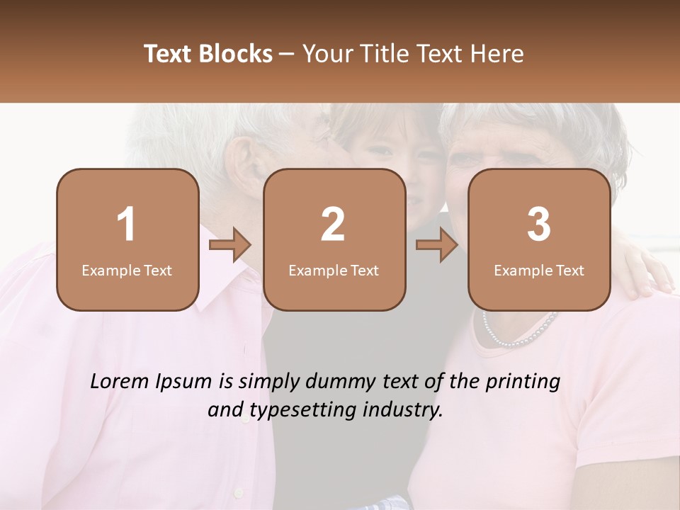 A Woman And Two Children Are Hugging Each Other PowerPoint Template