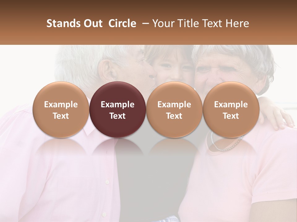 A Woman And Two Children Are Hugging Each Other PowerPoint Template