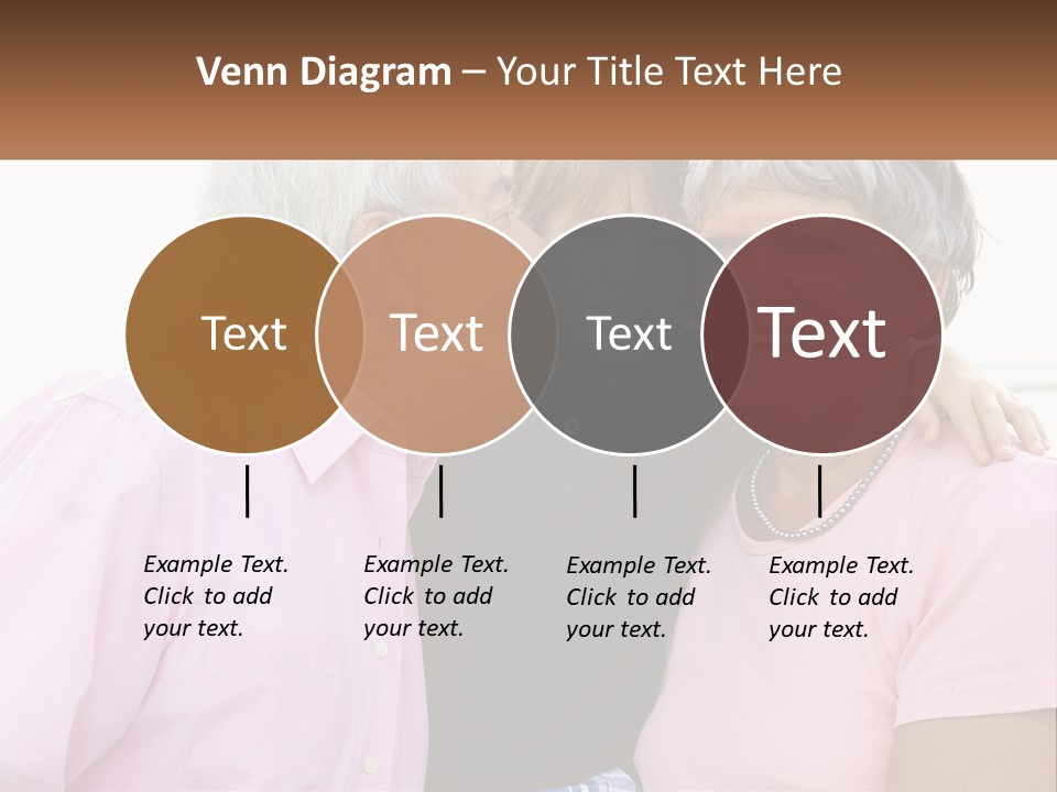 A Woman And Two Children Are Hugging Each Other PowerPoint Template