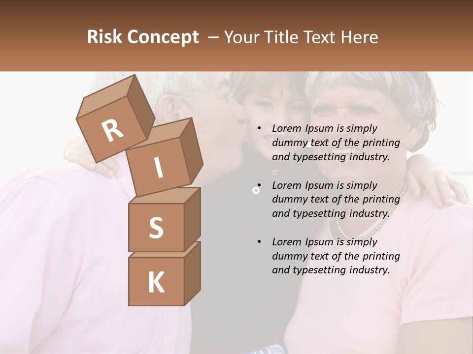 A Woman And Two Children Are Hugging Each Other PowerPoint Template