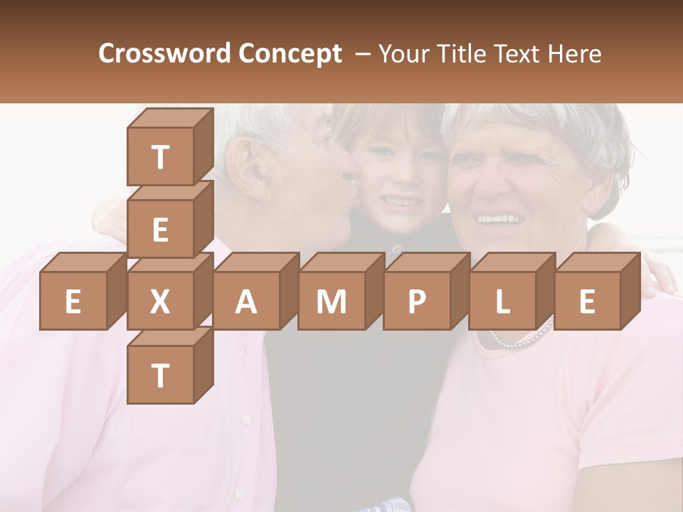 A Woman And Two Children Are Hugging Each Other PowerPoint Template