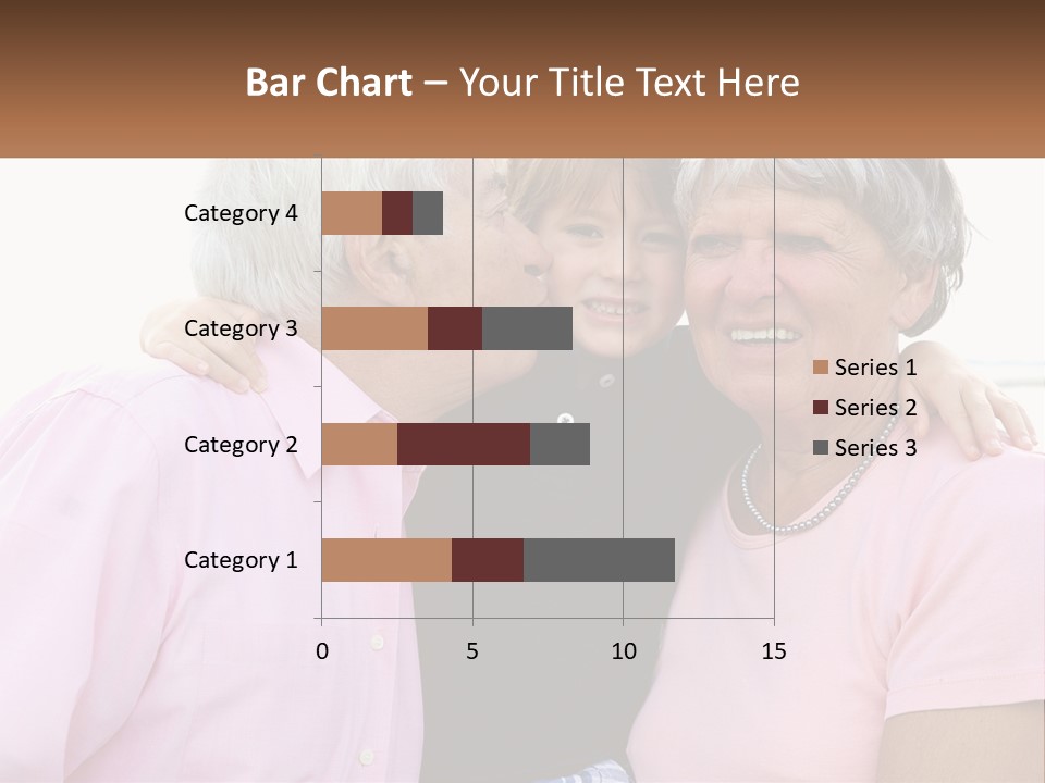 A Woman And Two Children Are Hugging Each Other PowerPoint Template