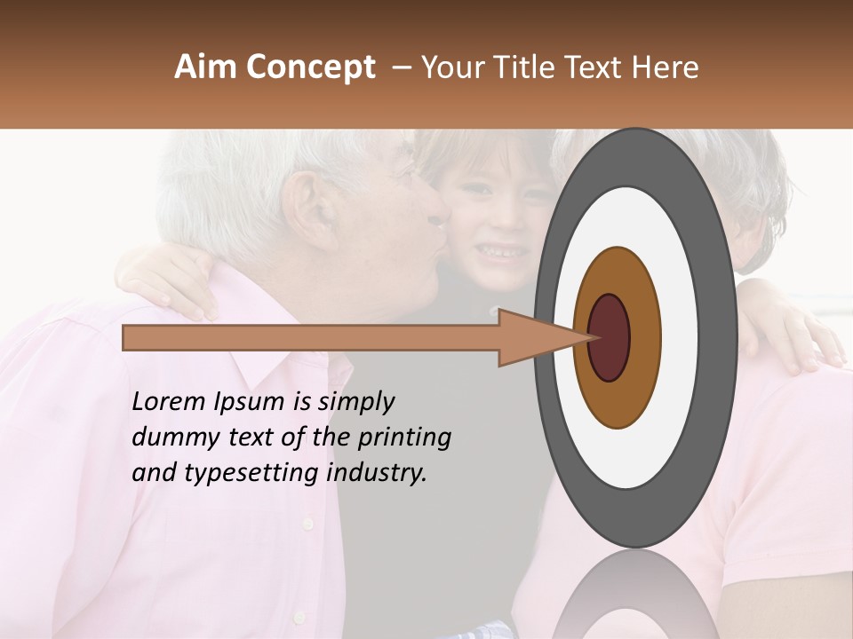 A Woman And Two Children Are Hugging Each Other PowerPoint Template