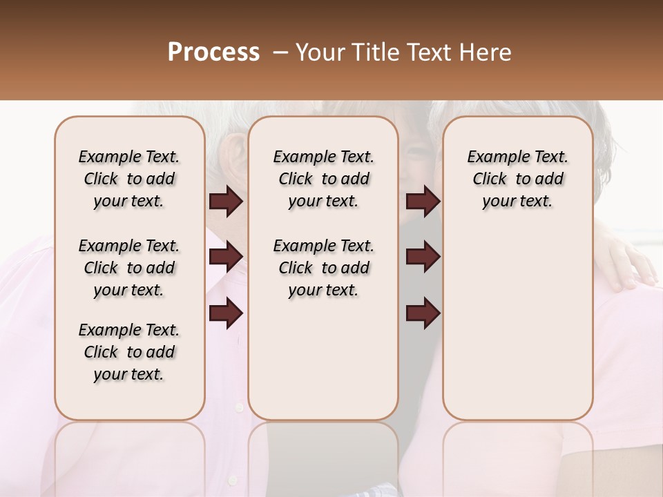 A Woman And Two Children Are Hugging Each Other PowerPoint Template