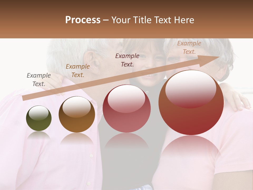 A Woman And Two Children Are Hugging Each Other PowerPoint Template