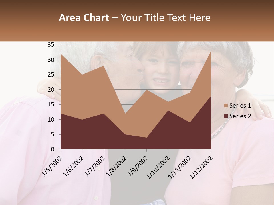 A Woman And Two Children Are Hugging Each Other PowerPoint Template