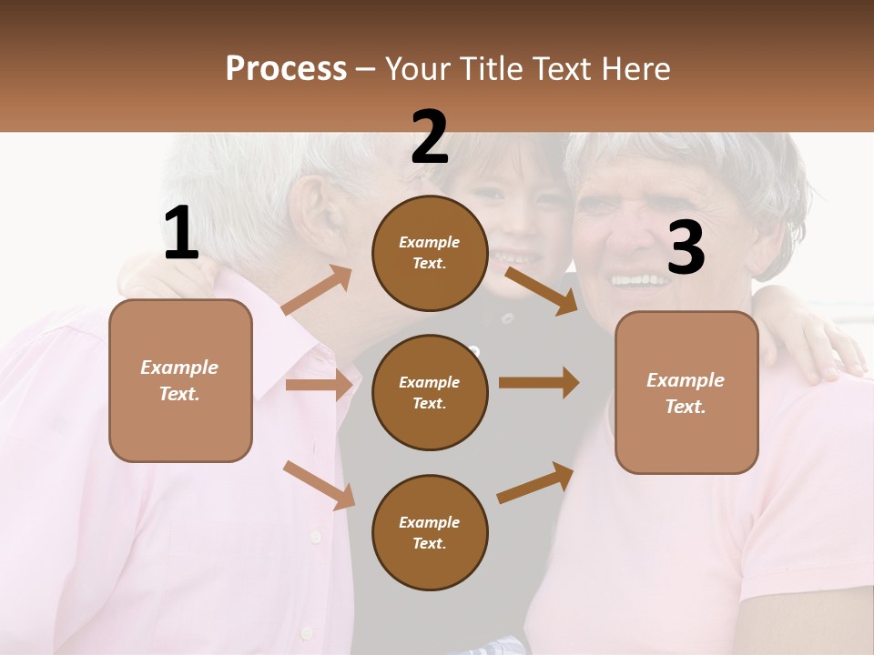 A Woman And Two Children Are Hugging Each Other PowerPoint Template