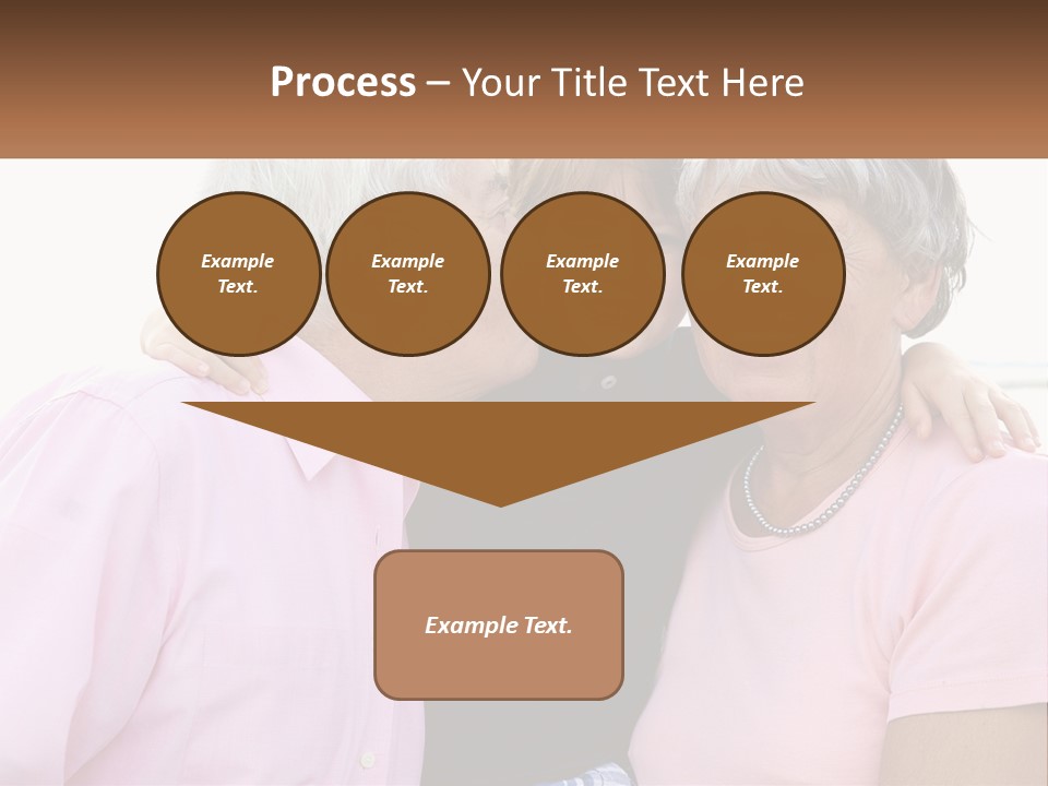 A Woman And Two Children Are Hugging Each Other PowerPoint Template