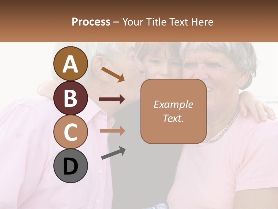 A Woman And Two Children Are Hugging Each Other PowerPoint Template