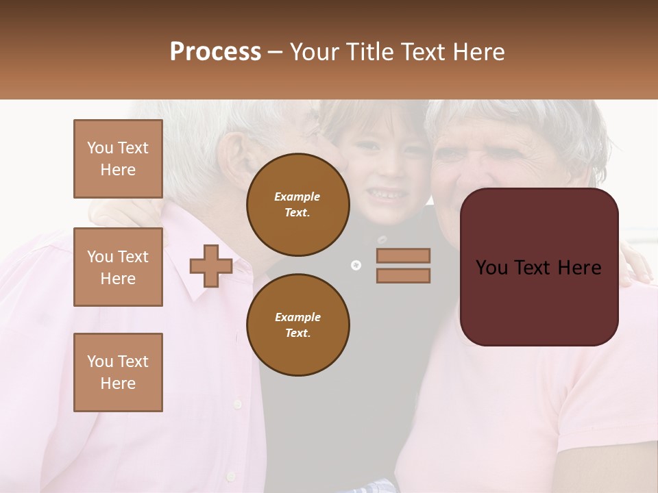 A Woman And Two Children Are Hugging Each Other PowerPoint Template