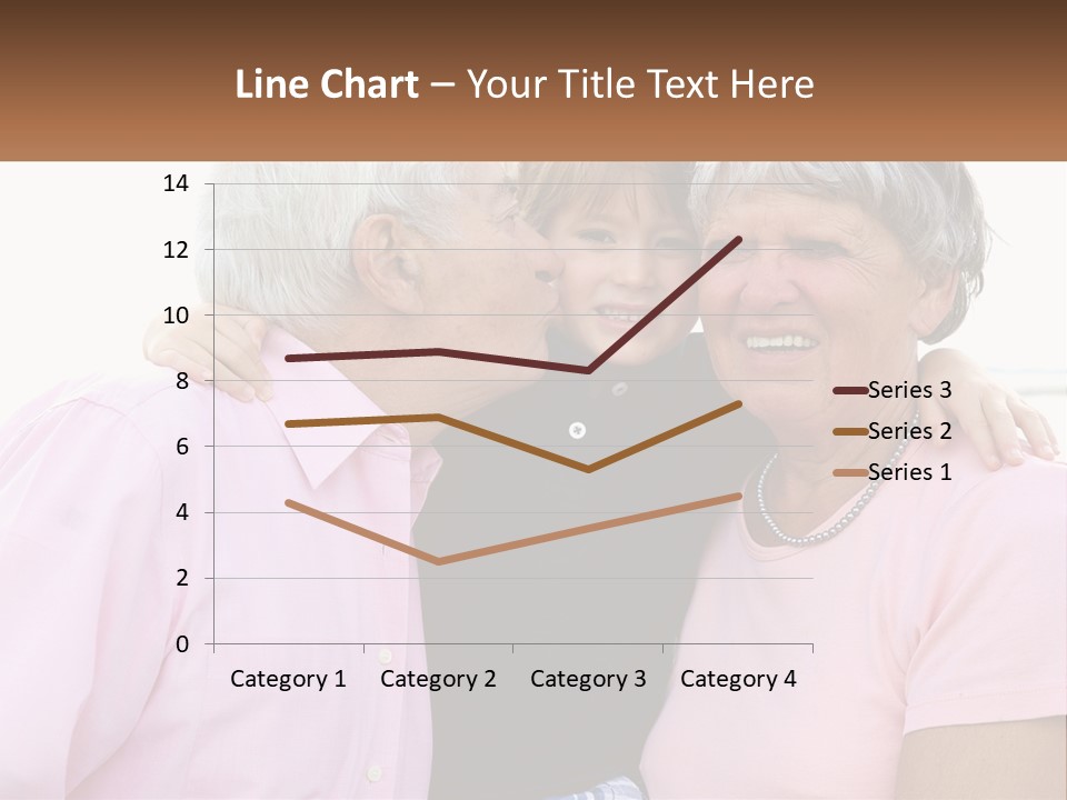 A Woman And Two Children Are Hugging Each Other PowerPoint Template