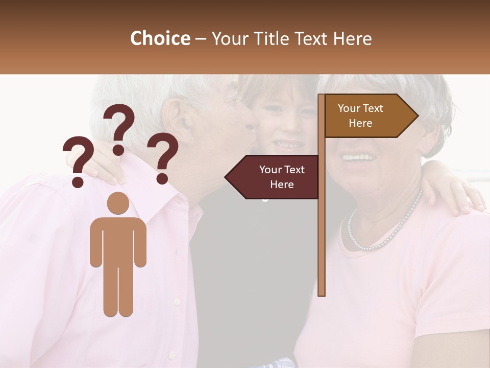 A Woman And Two Children Are Hugging Each Other PowerPoint Template