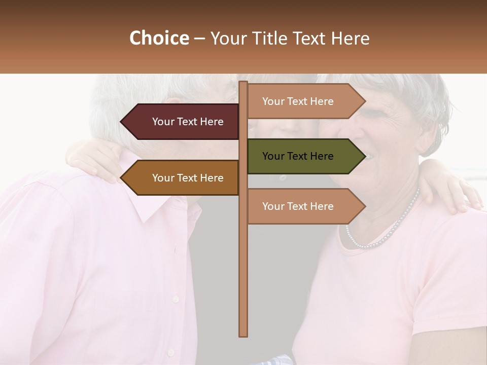 A Woman And Two Children Are Hugging Each Other PowerPoint Template