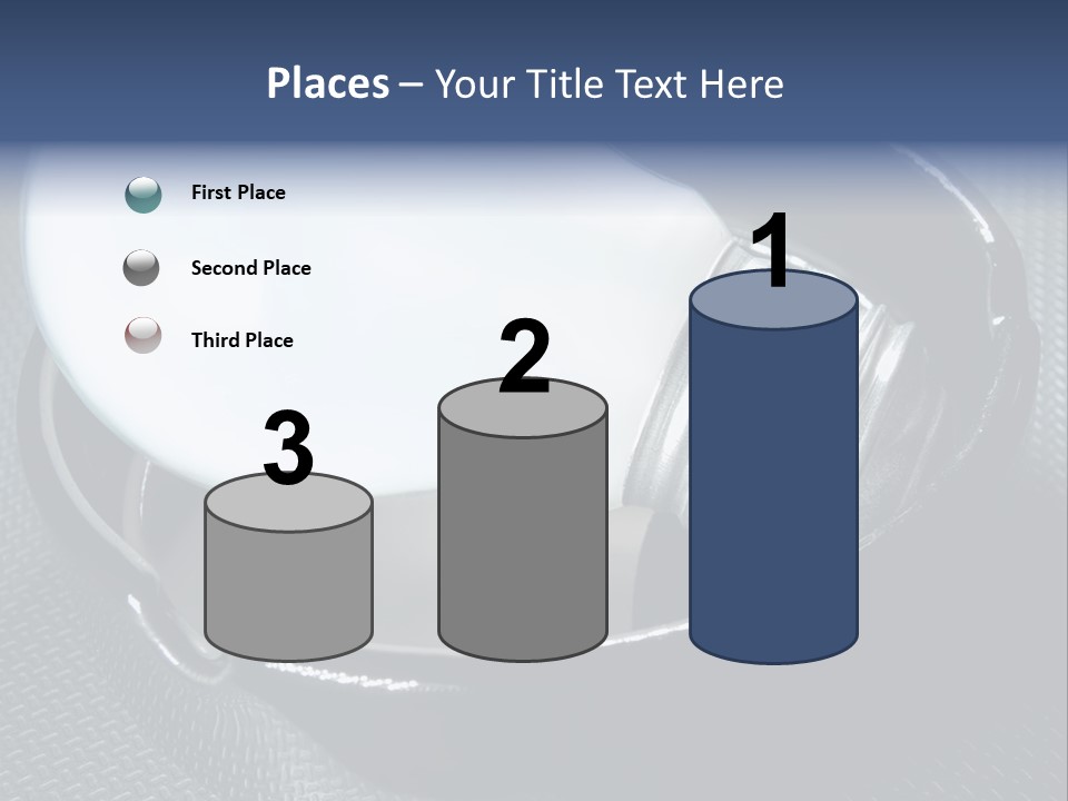 A Light Bulb In A Metal Container On A Table PowerPoint Template