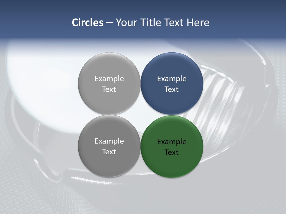 A Light Bulb In A Metal Container On A Table PowerPoint Template