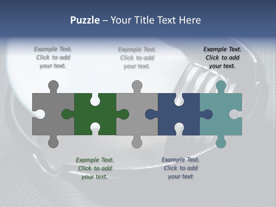 A Light Bulb In A Metal Container On A Table PowerPoint Template