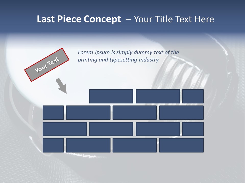 A Light Bulb In A Metal Container On A Table PowerPoint Template