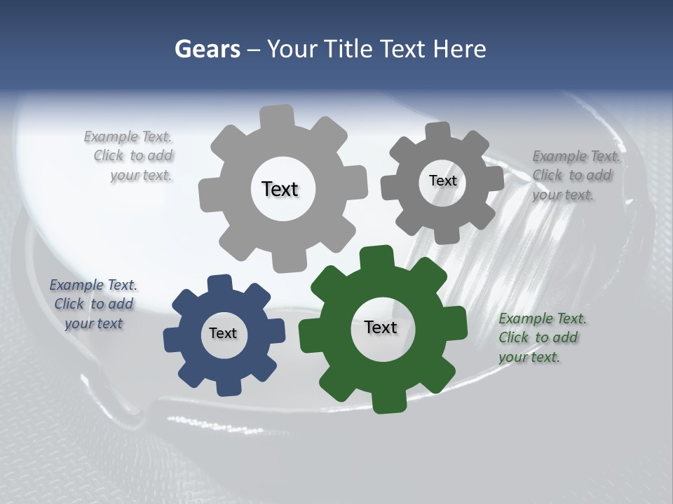 A Light Bulb In A Metal Container On A Table PowerPoint Template