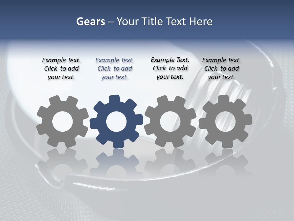 A Light Bulb In A Metal Container On A Table PowerPoint Template