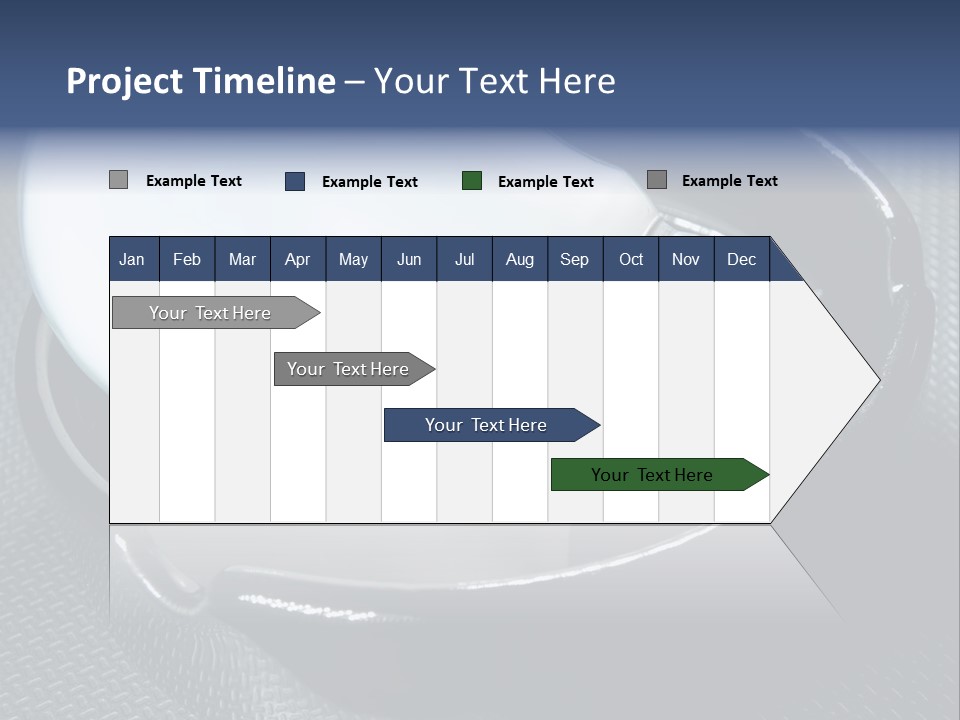 A Light Bulb In A Metal Container On A Table PowerPoint Template