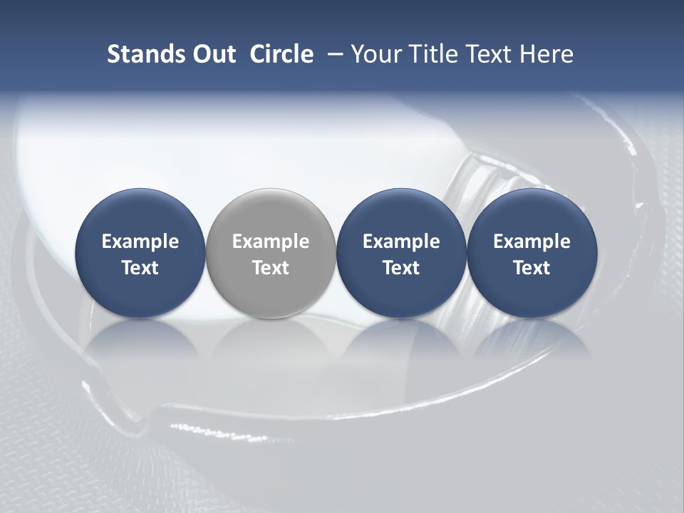 A Light Bulb In A Metal Container On A Table PowerPoint Template