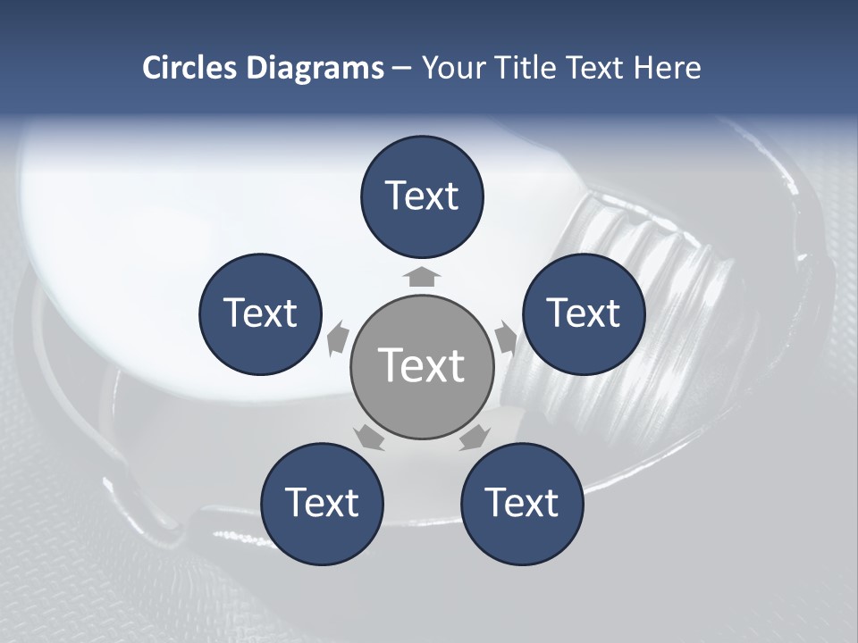 A Light Bulb In A Metal Container On A Table PowerPoint Template