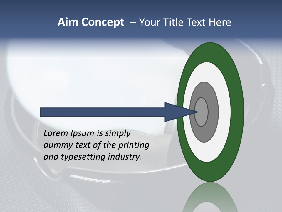 A Light Bulb In A Metal Container On A Table PowerPoint Template