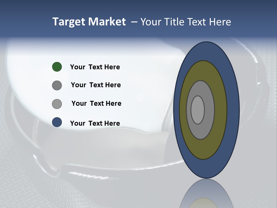 A Light Bulb In A Metal Container On A Table PowerPoint Template