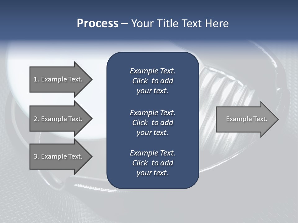 A Light Bulb In A Metal Container On A Table PowerPoint Template