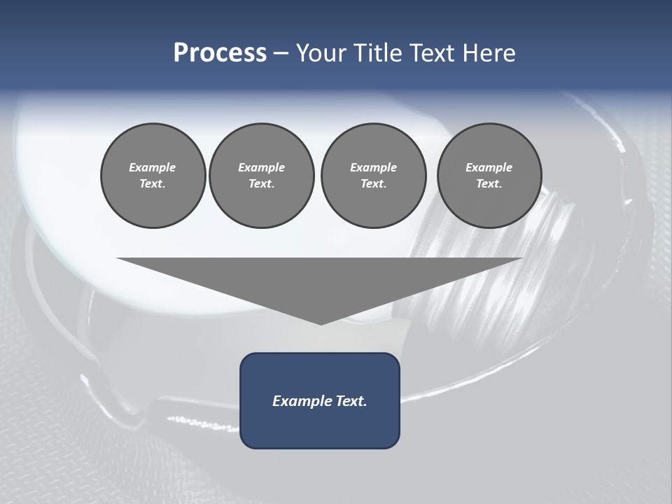 A Light Bulb In A Metal Container On A Table PowerPoint Template