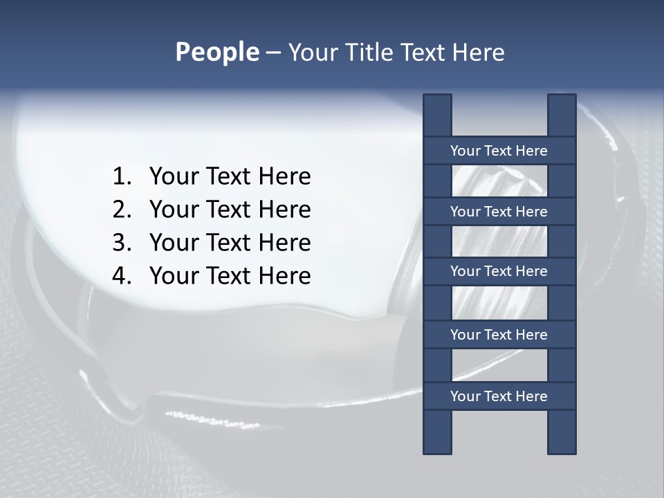 A Light Bulb In A Metal Container On A Table PowerPoint Template