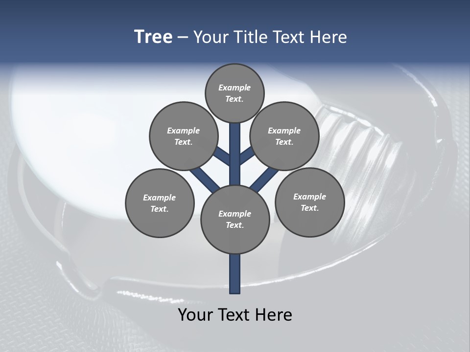 A Light Bulb In A Metal Container On A Table PowerPoint Template
