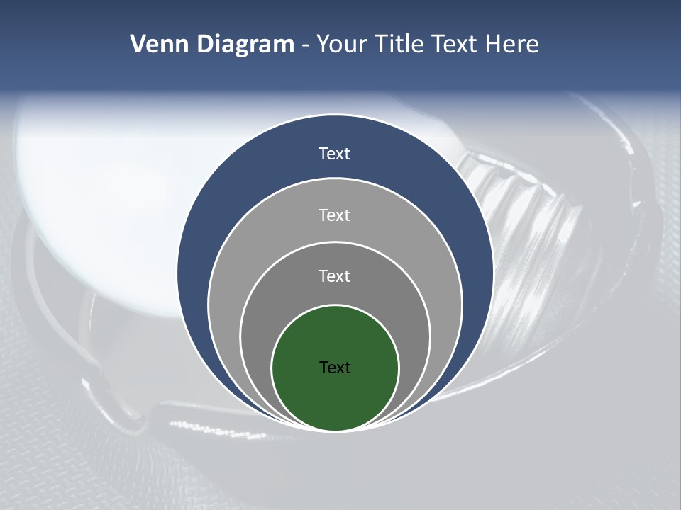 A Light Bulb In A Metal Container On A Table PowerPoint Template