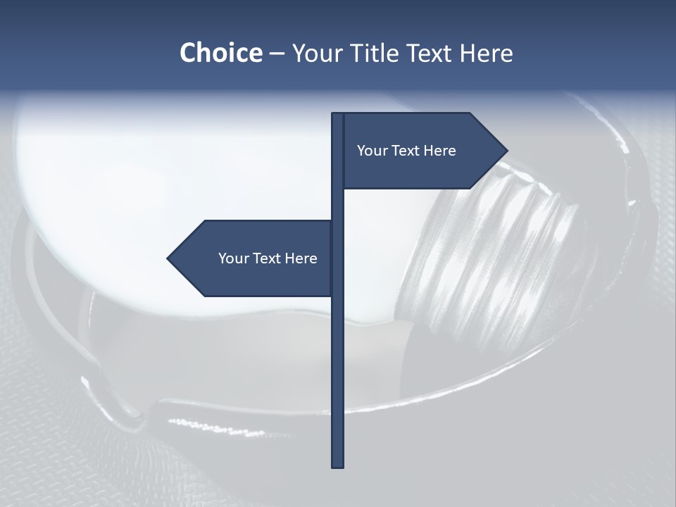 A Light Bulb In A Metal Container On A Table PowerPoint Template