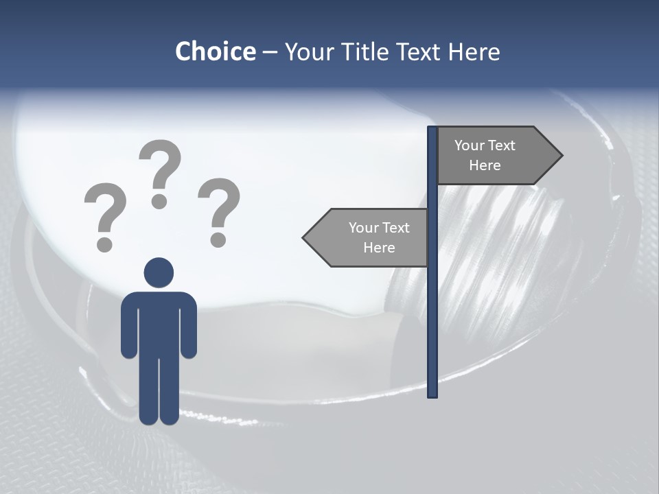 A Light Bulb In A Metal Container On A Table PowerPoint Template