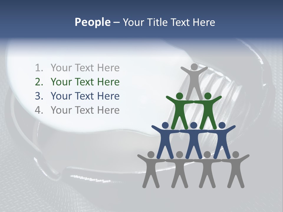 A Light Bulb In A Metal Container On A Table PowerPoint Template