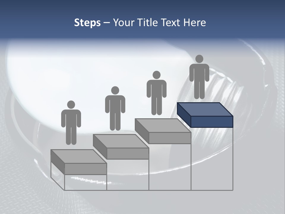 A Light Bulb In A Metal Container On A Table PowerPoint Template