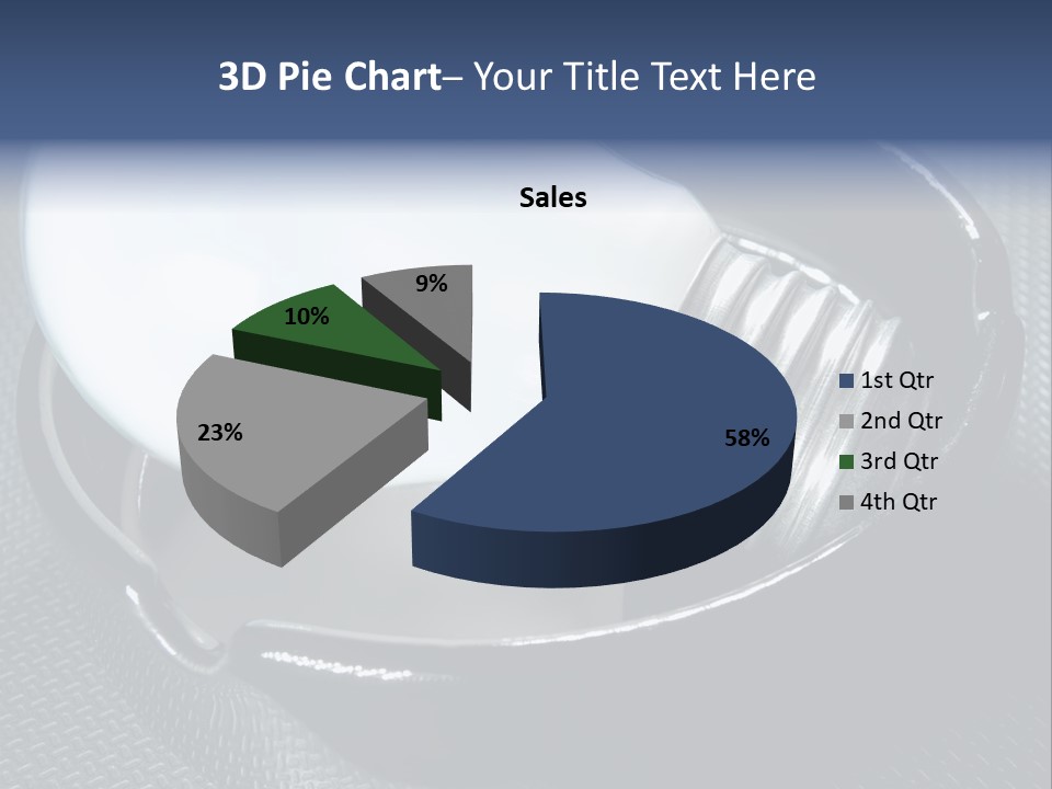 A Light Bulb In A Metal Container On A Table PowerPoint Template