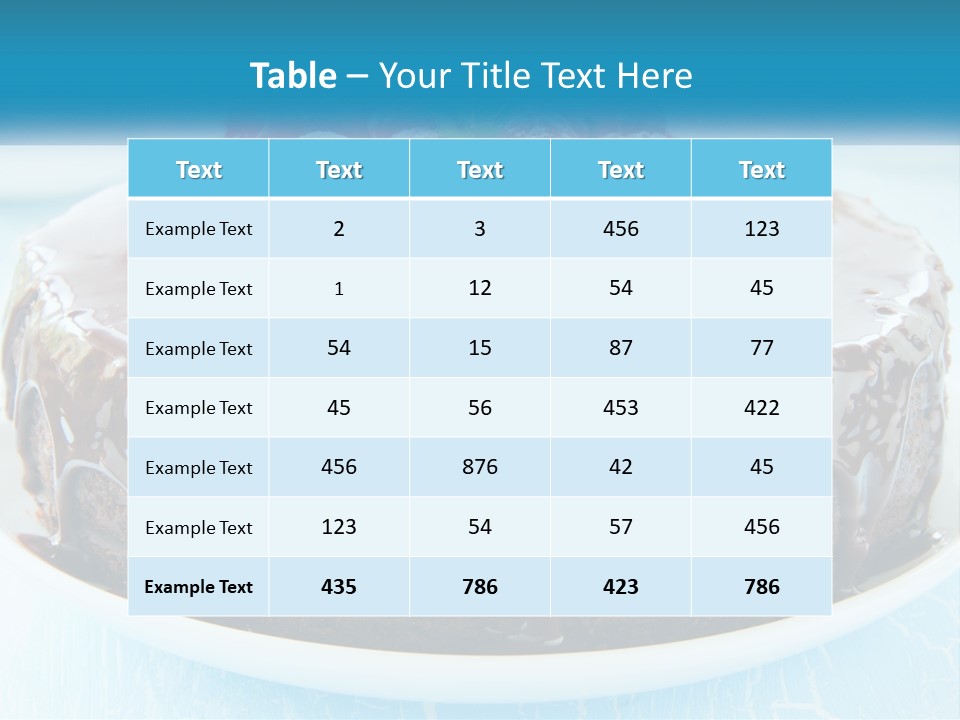 A Chocolate Cake With Raspberries On Top Of It PowerPoint Template