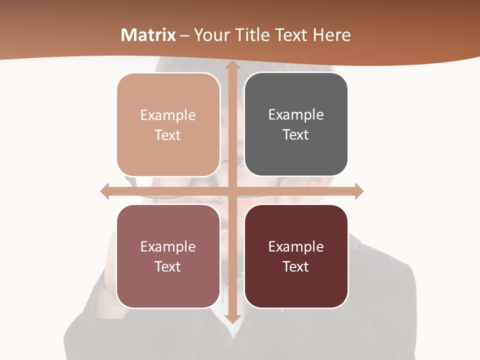 A Little Boy Wearing Glasses And A Suit PowerPoint Template