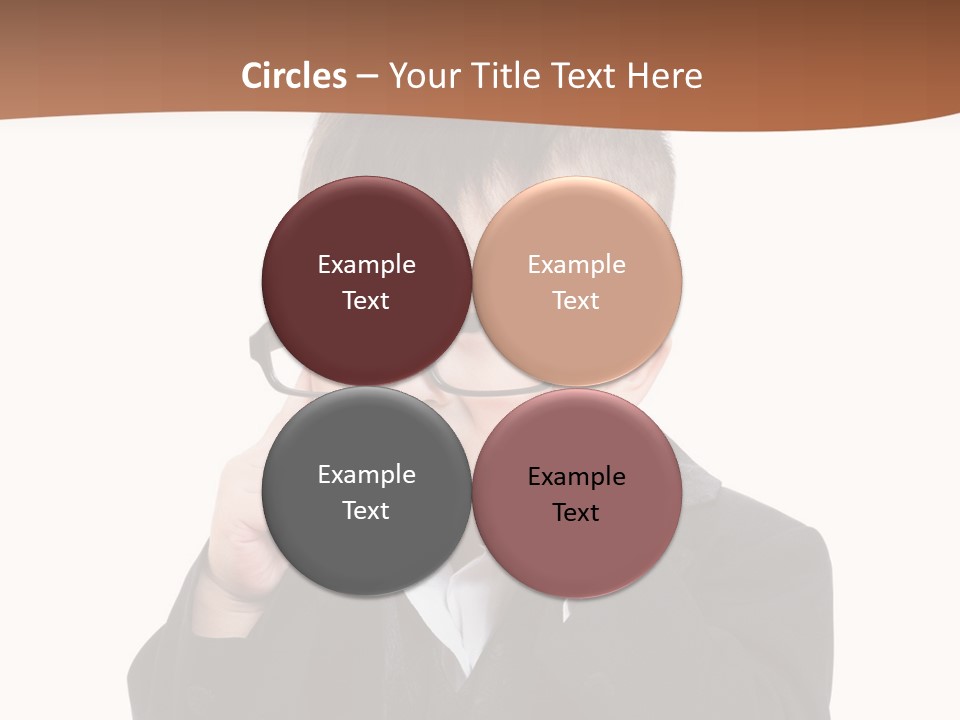 A Little Boy Wearing Glasses And A Suit PowerPoint Template