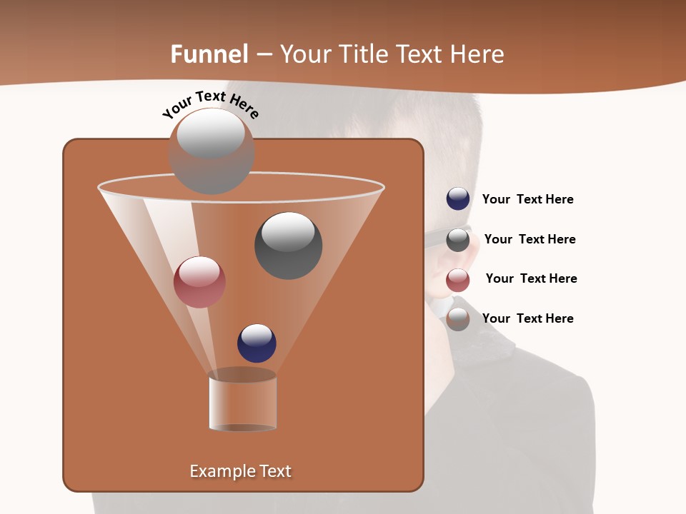 A Little Boy Wearing Glasses And A Suit PowerPoint Template