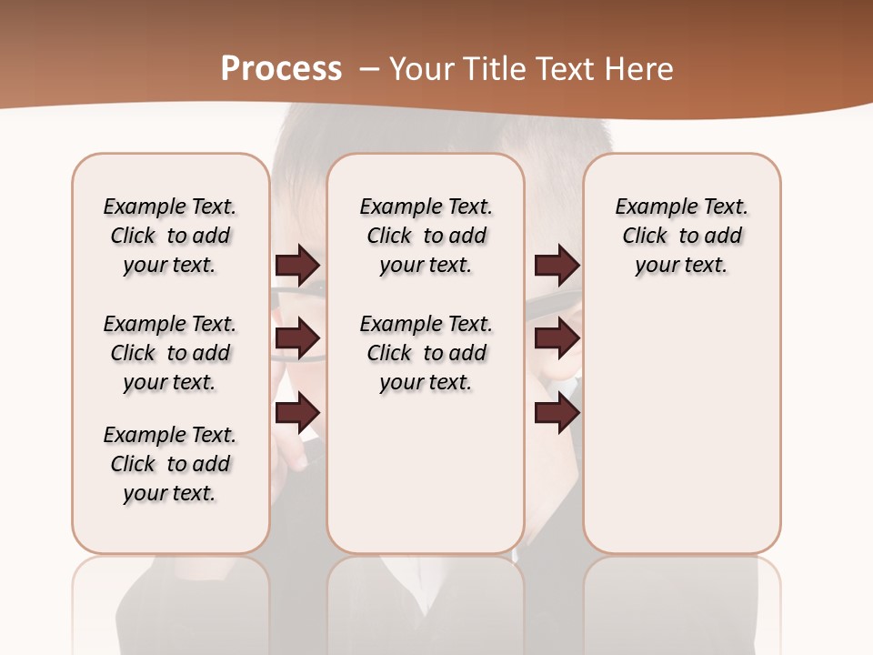 A Little Boy Wearing Glasses And A Suit PowerPoint Template