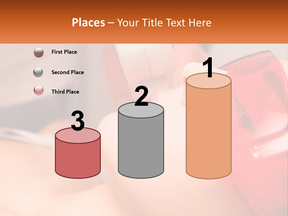 A Woman Getting A Laser On Her Face PowerPoint Template